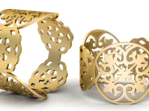 Openwork rin 3Dプリントモデル