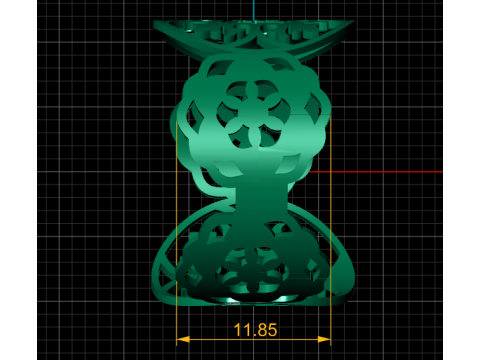 Openwork rin 3Dプリントモデル