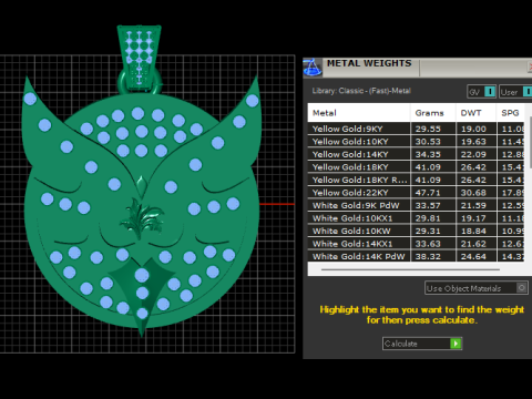 Butterfly-inspired pendant 3D Print Model
