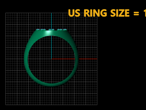 Signet-style ring 3D Print Model