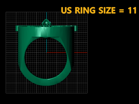 Valor 597 Warrior Ring 3D Print Model