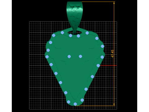 Titan Shield Pendant 3D Print Model