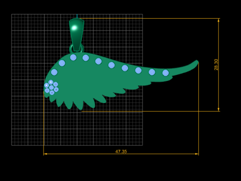 Radiance Pendant Model Cetak 3D
