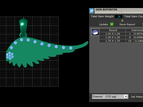 Radiance Pendant Model Cetak 3D
