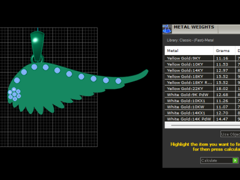 Radiance Pendant Model Cetak 3D
