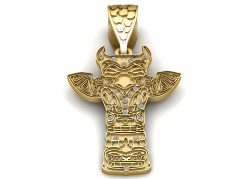 This striking pendant Modello di stampa 3D