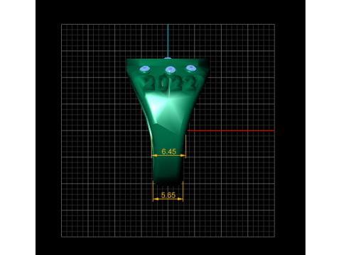 Gold ring 3D Print Model