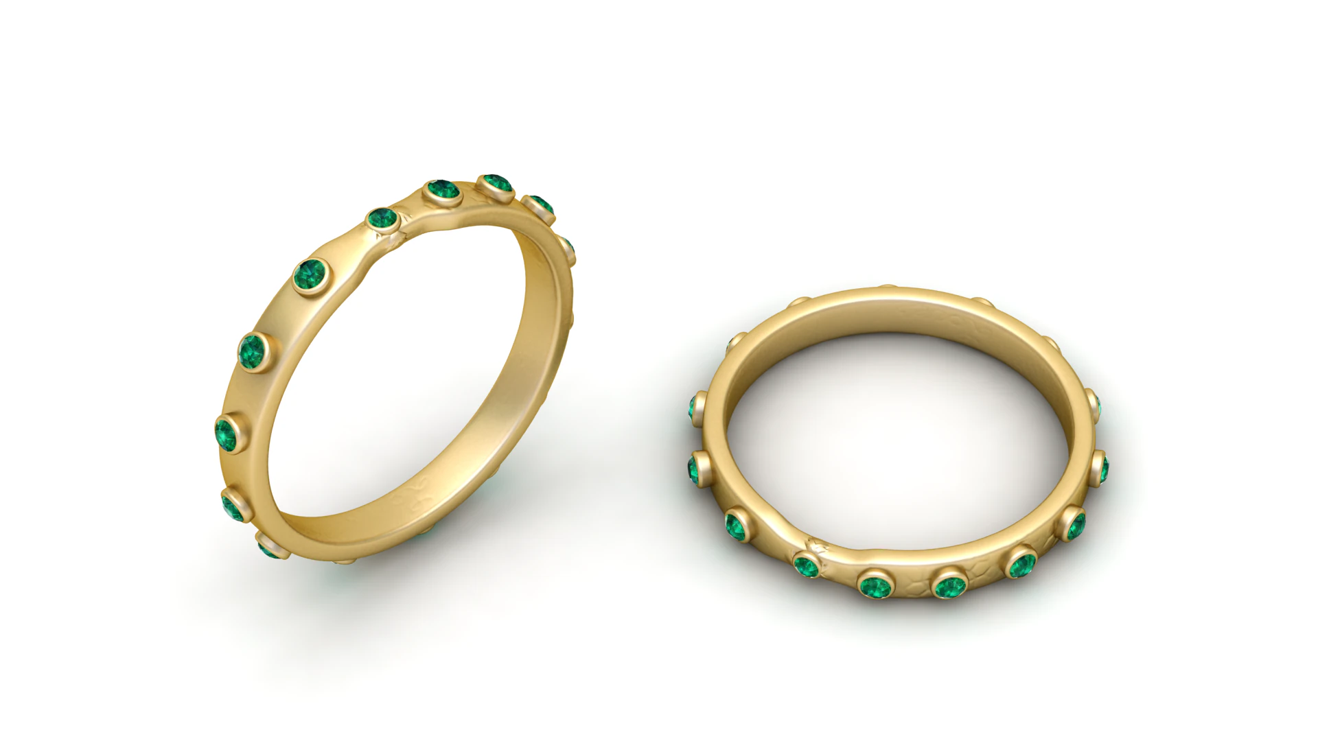 Gold eternity band 3D Print Model .c4d .max .obj .3ds .fbx .stl .blend 