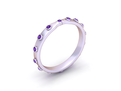 Gold eternity band Modelo de Impressão 3D