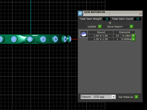Gold eternity band 3D Print Model