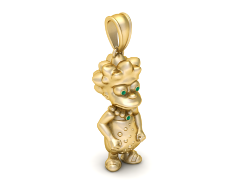Trio Character Pendant 3D प्रिंट मॉडल
