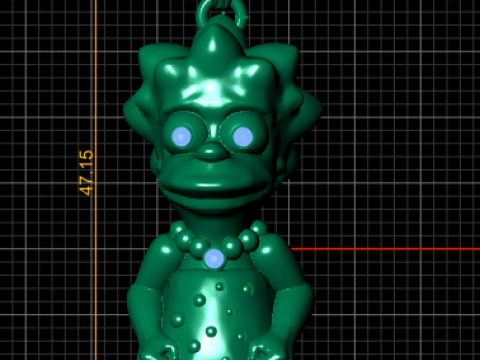 Trio Character Pendant 3D Print Model