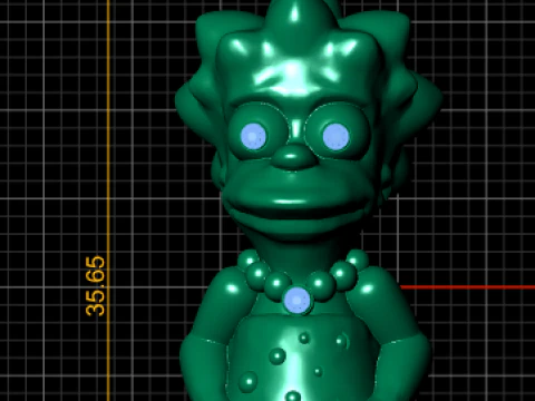 Trio Character Pendant 3D Print Model