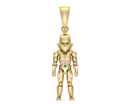Golden Piggy Pendant 3D 打印模型