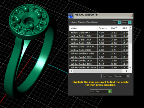 Emerald diamond ring 3D Model