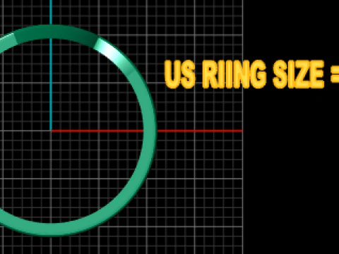 Custom letter ring 3D Model