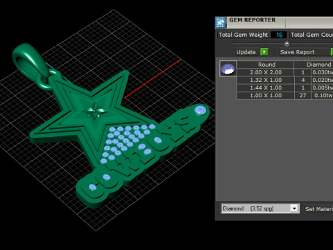 Cow boys pendant 3D Model