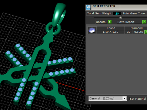Sun face pendant 3D Model