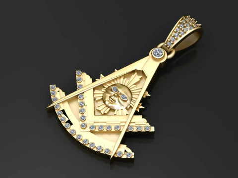 Broken heart pendant 3D Model