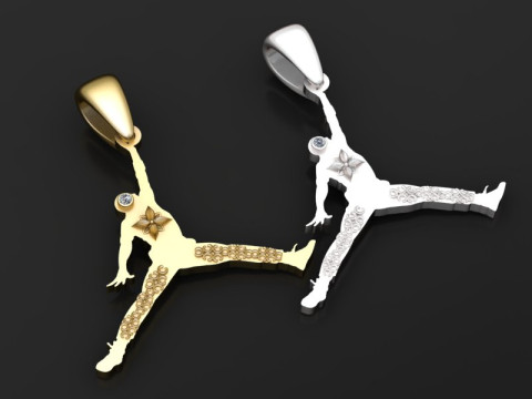 Athlete pendant design 3D Model