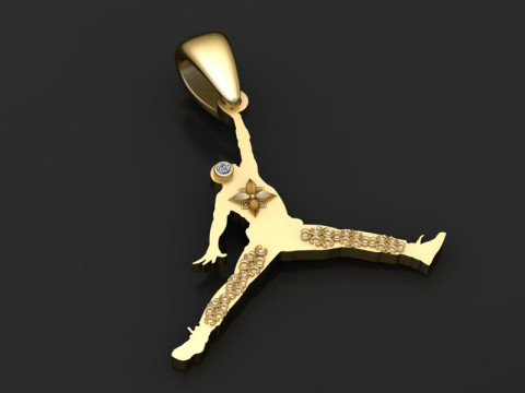 Athlete pendant design Modèle 3D