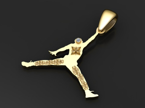 Athlete pendant design Modèle 3D