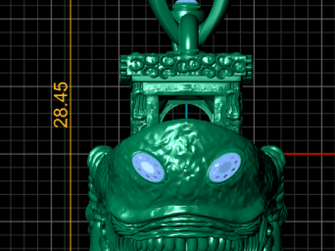 ドラゴンペンダントデザイン 3Dモデル