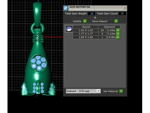 Design de pingente de garrafa Modelo 3D