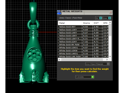 Bottle pendant design 3D Model