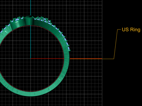 Crimson Elegance Ruby Ring 3D 模型
