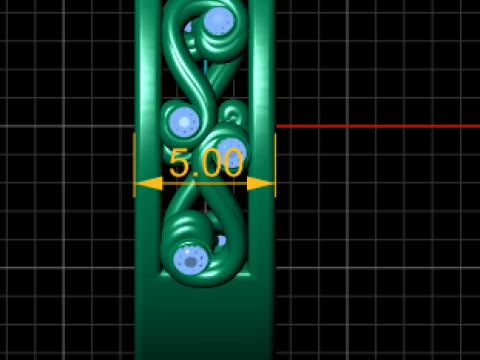 Eternal Swirl Band 3Dプリントモデル