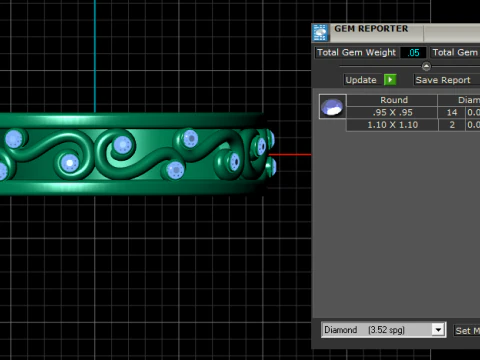 Eternal Swirl Band 3D Print Model