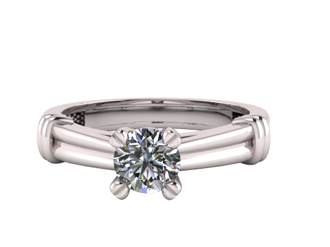 Crimson Elegance Ring 3D 打印模型