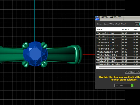 Crimson Elegance Ring 3D Print Model