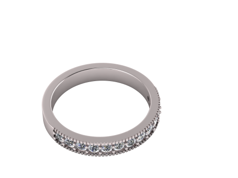 Eternal Spark Diamond Band 3D 打印模型