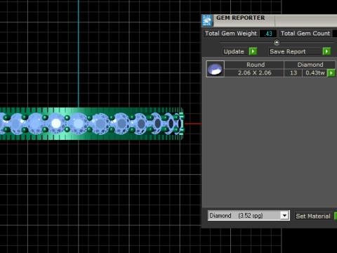 Eternal Spark Diamond Band 3D 打印模型