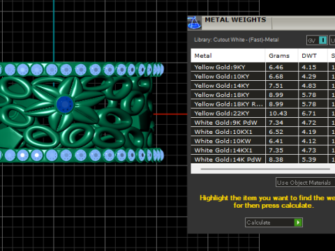 Floral Majesty Diamond Band 3D Print Model