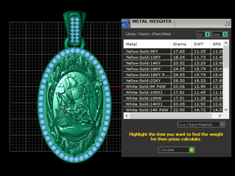 Saint George Victory Medallion Pendant Model do druku 3D