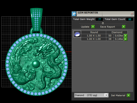 Dragon Phoenix Harmony Medallion 3D printmodel