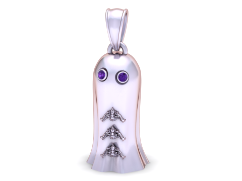 Mystic Ghost Amethyst Pendant Model do druku 3D