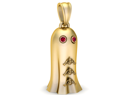 Mystic Ghost Amethyst Pendant Model do druku 3D
