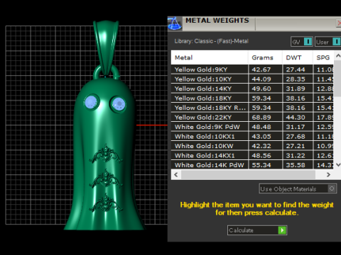 Mystic Ghost Amethyst Pendant Model do druku 3D