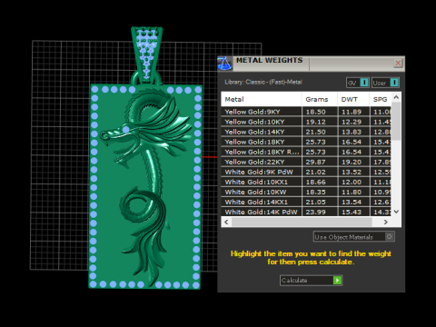 翡翠炎龙吊坠 3D 打印模型