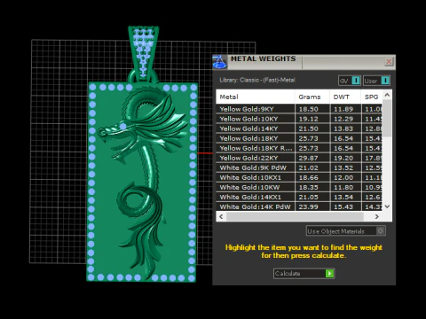 Emerald Flame Dragon Pendant 3D Print Model