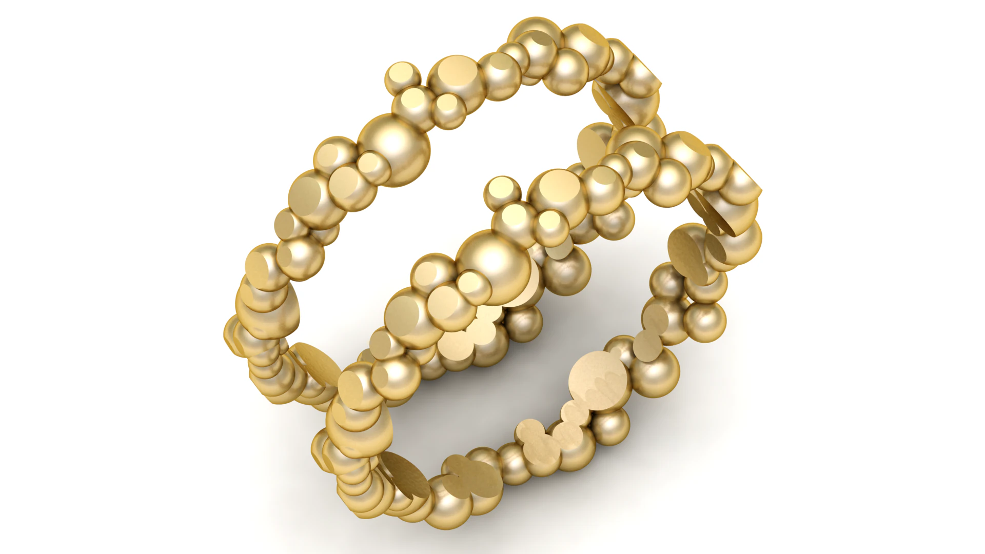 Orbit BubbleBRACELETS 3D Print Model .c4d .max .obj .3ds .fbx .stl .blend