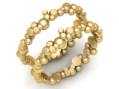 Orbit BubbleBRACELETS 3D printmodel