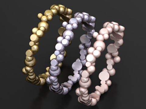 Orbit BubbleBRACELETS Modèles 3D en vedette