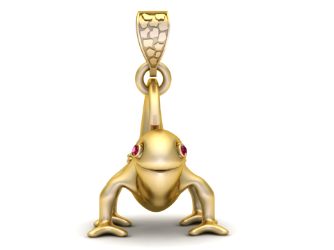 FROG PENDANT 3D Print Model