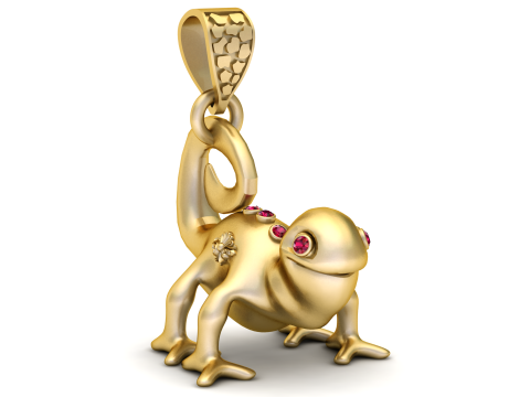 FROG PENDANT 3D प्रिंट मॉडल
