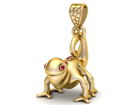 FROG PENDANT 3D प्रिंट मॉडल